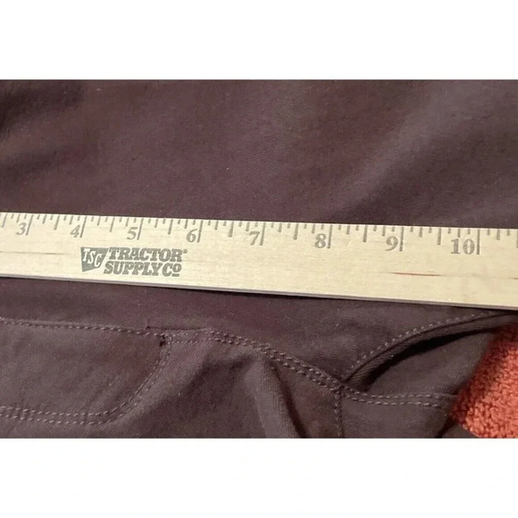 Chicos So Slimming Women’s 0 US‎ 4 Small Crop Ankle Pants Brown Stretch Comfy - Picture 8 of 9